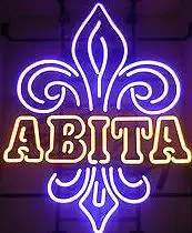 

Стеклянная неосветильник световая вывеска Abita