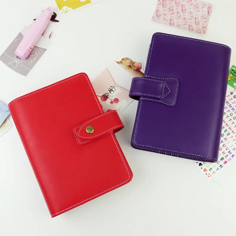 Винтажный креативный блокнот Yiwi JAMIE Note A5 A6 с большим кольцом|leather notebook|faux leather