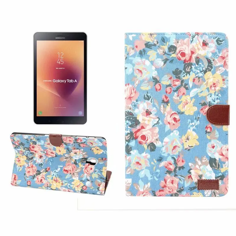 Чехол для Ipad mini4 Flower Series пасторальный Стиль Магнитная искусственная кожа с