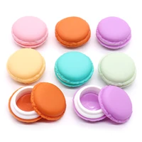 6pcsset makeup organizer mini macaron travel bag storage coin box lovely candy color case carrying pouch jewerly boxes plastic