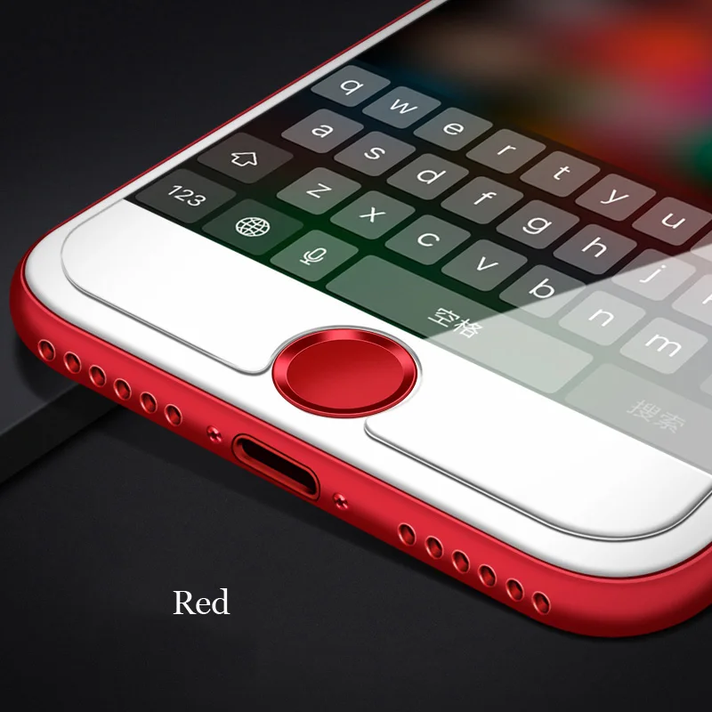 Red Oppselve Универсальный Главная днище Стикеры пуговицы для iPhone 8 7 6s 6s плюс 5 5S se отпечатков пальцев Touch ID КЛЮЧ пот протектор для iPad наклейки на телефон - Цвет: Red