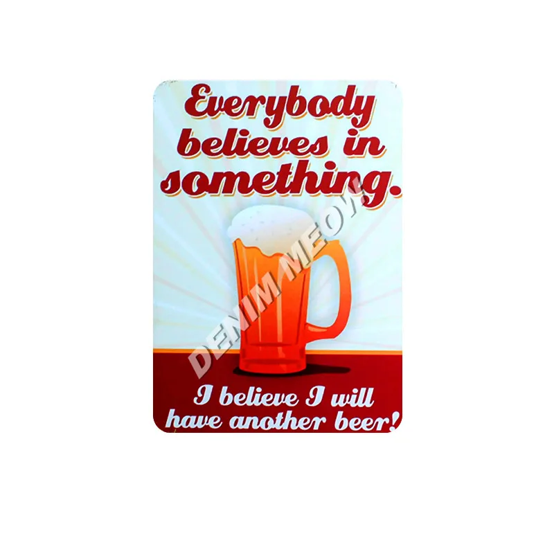 Ледяное Пиво винтажные металлические жестяные знаки Cheers Free Beer потертая шикарная табличка для бара паба украшение казино картина художественные плакаты WY52 - Цвет: 5