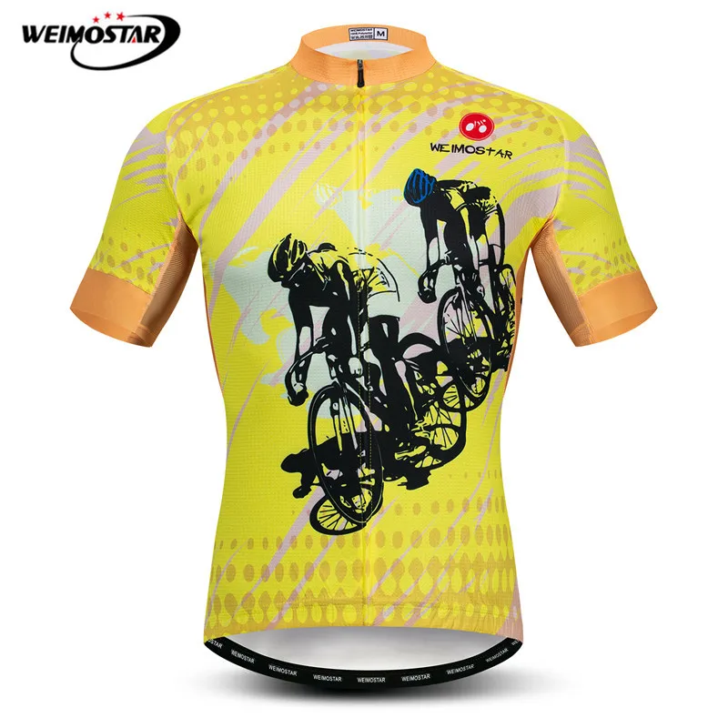 

Weimostar Летняя мужская Профессиональная велосипедная Джерси с коротким рукавом велосипедная одежда для гонок MTB велосипедная Джерси форма ве...