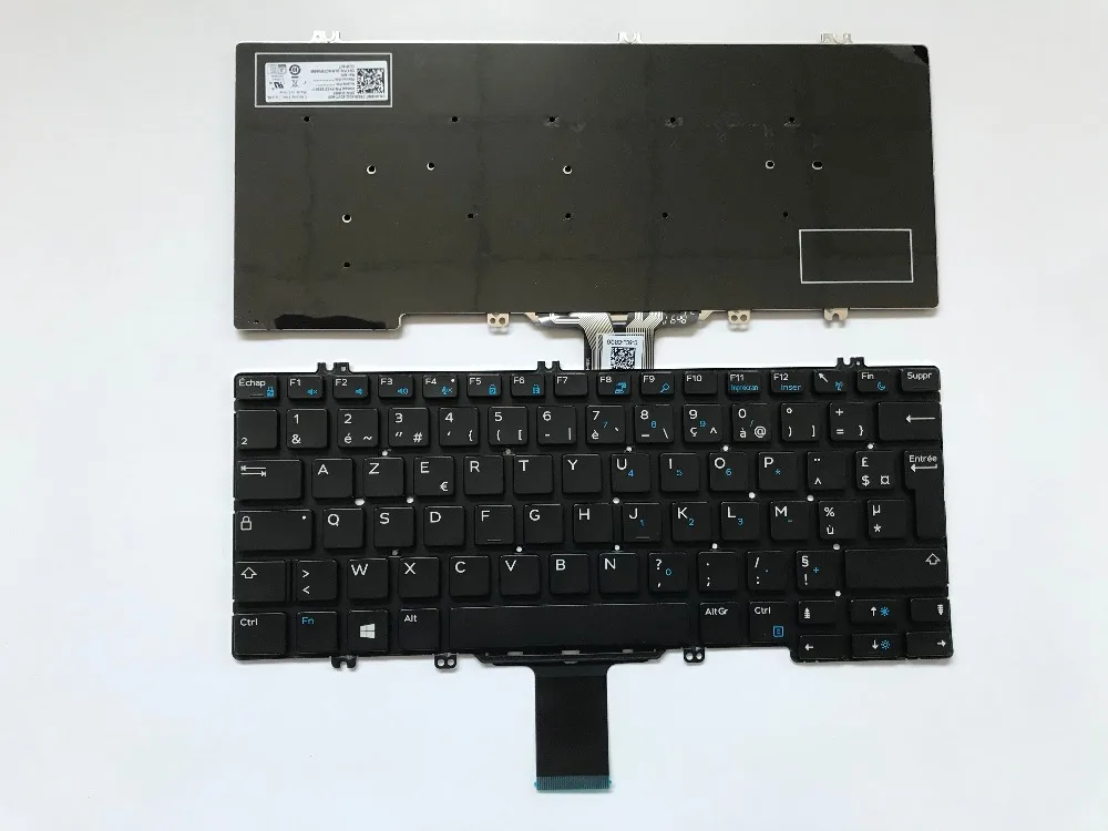 New Genuine French keyboard for Dell Latitude 7280 7380 5289 5280 | Replacement Keyboards