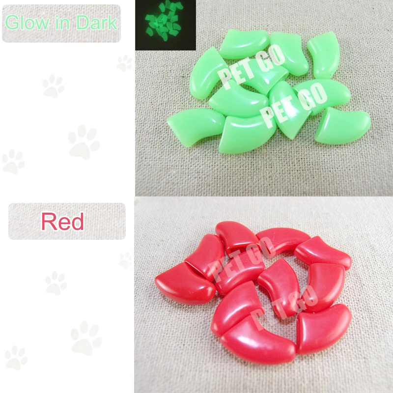 20 шт. мягкие колпачки для ногтей собак животных|nail caps for dog|soft nail capsnail |