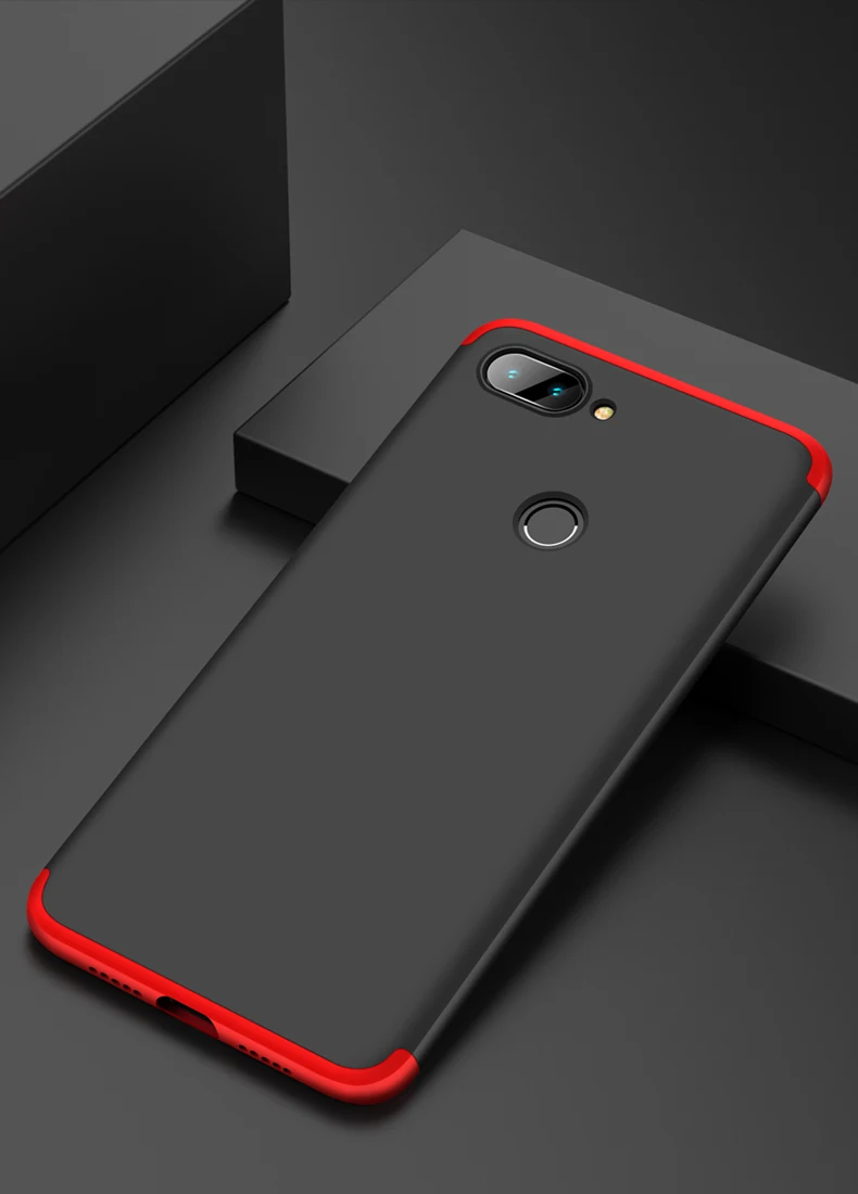 Полный защитный чехол для Xiaomi Mi 8 Lite противоударный матовый чехол на заднюю панель телефона для Xiaomi Mi 8 M8 Lite PC жесткий чехол Coque Fundas