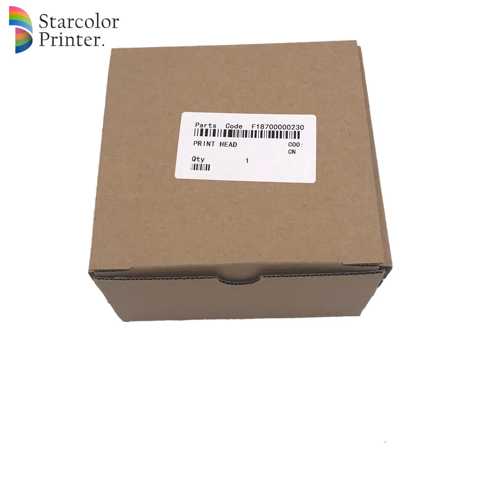 Оригинальная новая F18700000230 DX5 Печатающая головка для Epson 4880 7880 9880 MUTOH RJ900 золотая поверхность на водной основе разблокированная печатающая головка