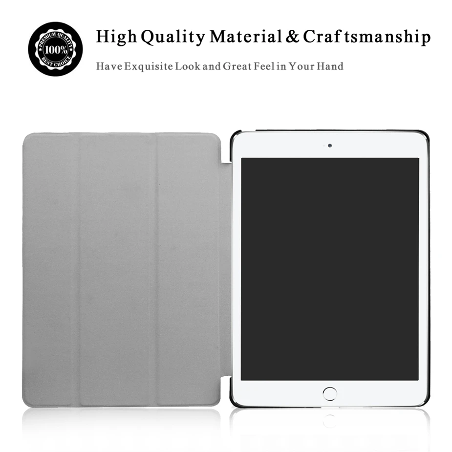 Чехол для iPad 9 7 дюймов 2017 2018/Air 1/Air 2 PU кожаный Умный Магнитный чехол сна A1822 A1823 A1893