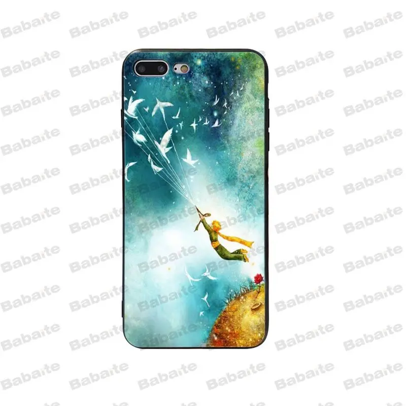 Мягкий резиновый чехол для телефона Babaite The little prince and the fox Apple iPhone5 5S SE 6 6S 7 8 Plus X XS MAX