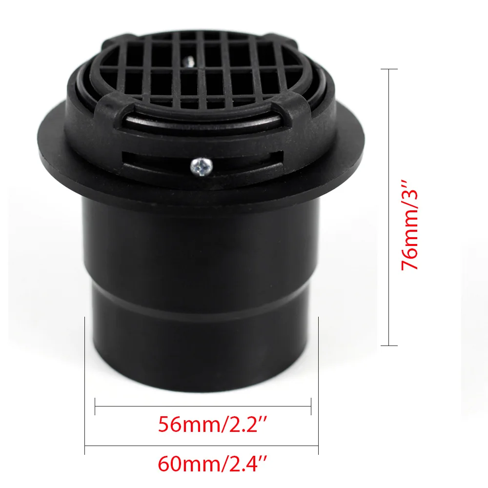 60mm for 2kw heater 60 90 мм 2 кВт 5 кВт воздушный выход капот пластиковая сетчатая крышка выхлопной трубы для автомобиля воздушный дизельный стояночный нагреватель для грузовика Webasto - Цвет: 60mm for 2kw heater