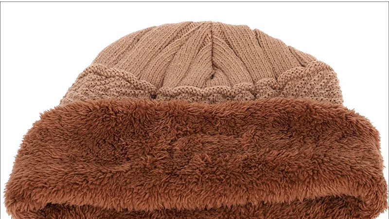 Новая мужская зимняя шапка шарф вязаная маска Gorras свободная Мужская и женская теплая и удобная Лыжная нашивка на шарф мужская шапка