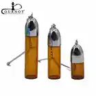 24 шт.лот 36 мм57 мм72 мм стекло табак диспенсер пуля ракета Snorter табак с металлической скребок коричневый