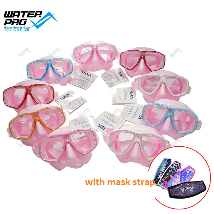 TUSA маска с защитой от запотевания для ныряния храпом и трубкой защиты