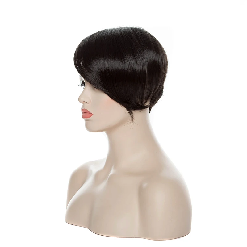 HAIRJOY красочные челки короткие прямые термостойкие синтетические волосы женские вечерние косплей парик 8 цветов