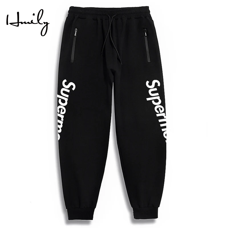 Новые трендовые мужские брюки HMILY большого размера Модные свободные штаны с