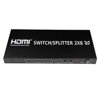 HDMI Switch Splitter 2x8 Port HDMI Switcher HDMI Port for XBOX 360 PS4 Smart Android HDTV 1080P 2 Input to 8 Output 4K