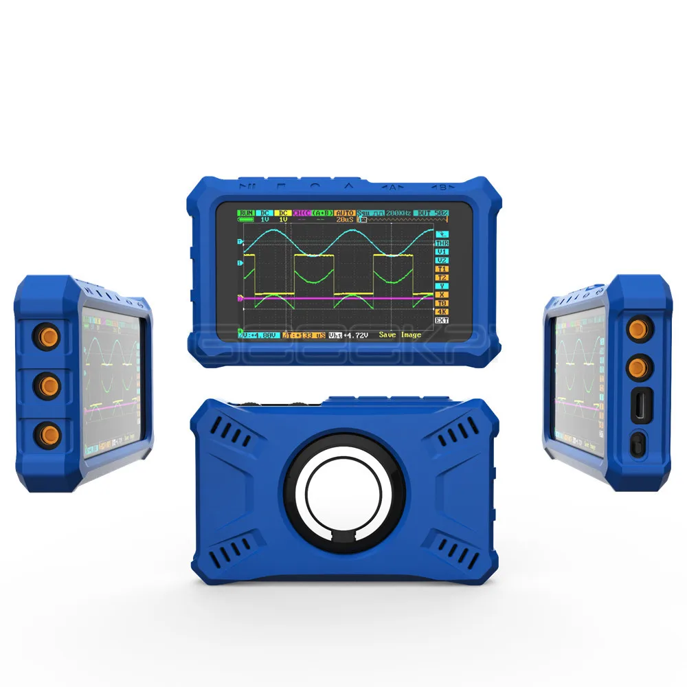 Blue GeeekPi 4 цвета Мини DSO DS213 защитный силиконовый резиновый чехол для DSO213 DSO203 осциллограф(не включает DSO - Цвет: Blue