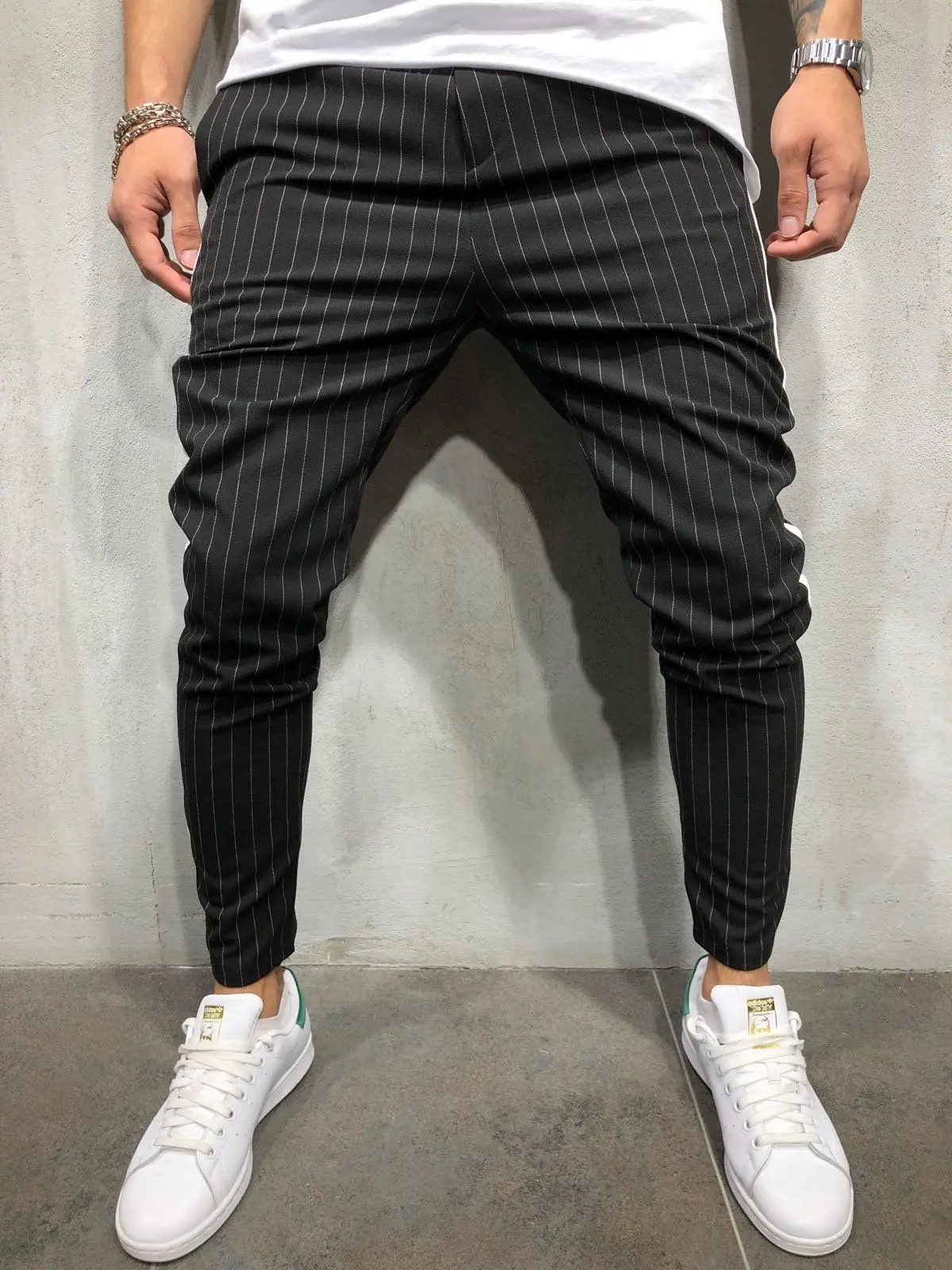 Fashion Casual Sportwear Pencil Pants Men's Jogger Slim Fit Streetwear Mens Track Jogging Trousers Sweat | Мужская одежда