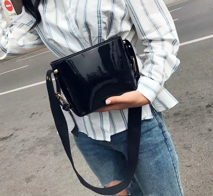 Мода лоскут для женщин 2018 Сумка crossbody сумки хип хоп Кожа Роскошные женские