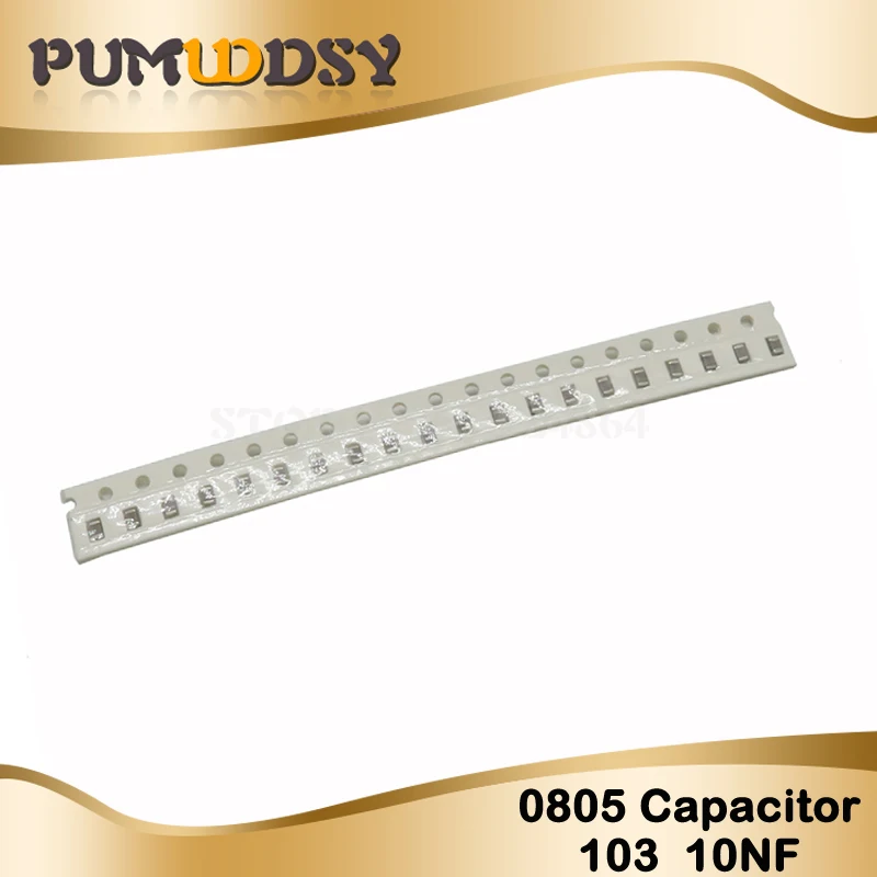 100 шт. 10nF X7R ошибка 10% 50 в 0805 103 SMD толстая пленка чип многослойный керамический