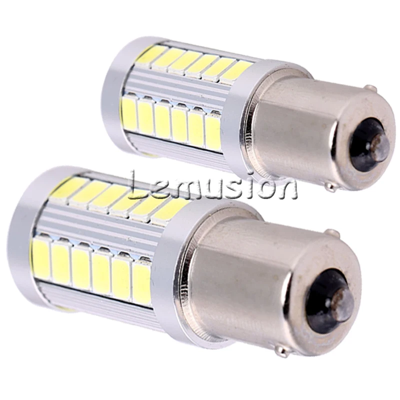 2 шт. автомобиля светодиодный лампы 1156 BA15S 7506 P21W 33 smd 5630 5730 светодиодный автомобиль хвост лампы поворотники авто обратный лампы дневного света