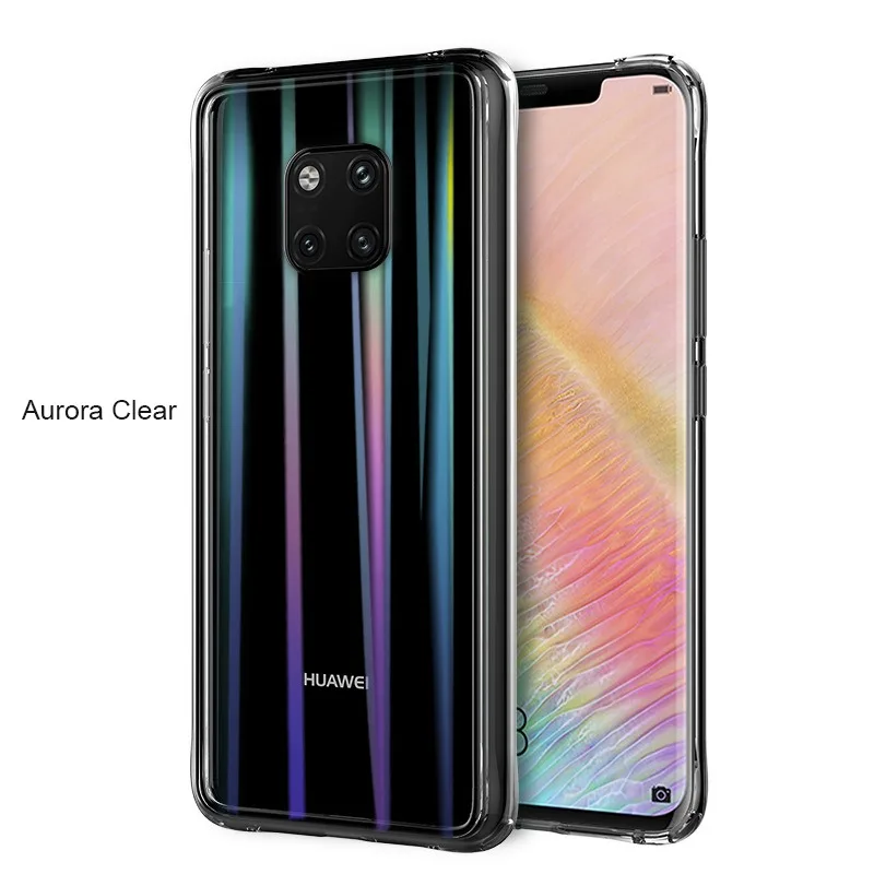 Листовое стекло крышка для huawei mate 20 Pro Чехол TPU рамка Задняя стеклянная чехол