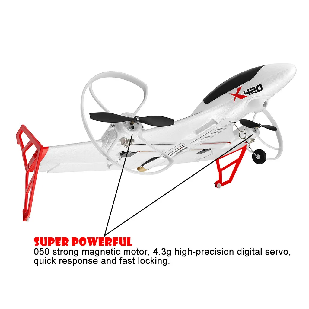 Wltoys XK X420 X520 радиоуправляемый самолет 6 каналов 3D/6G взлет и посадка трюки RTF