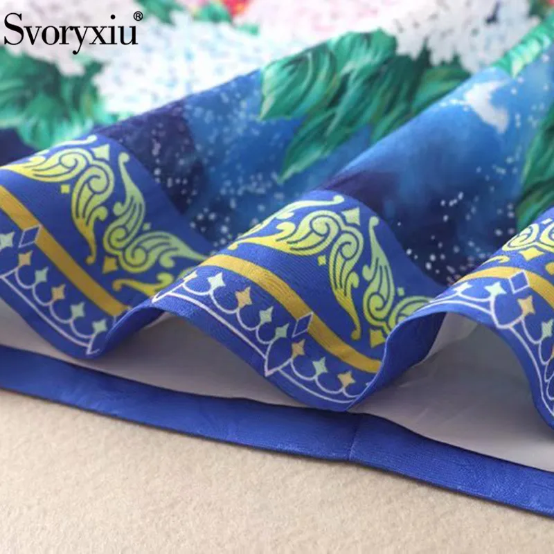 Svoryxiu 2019 новой взлетно-посадочной полосы Летняя линия Танк короткое платье Для