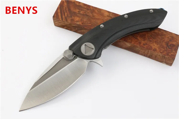 Складной нож BENYS Whale Shark D2 титановый G10 с ручкой уличный карманный для кемпинга
