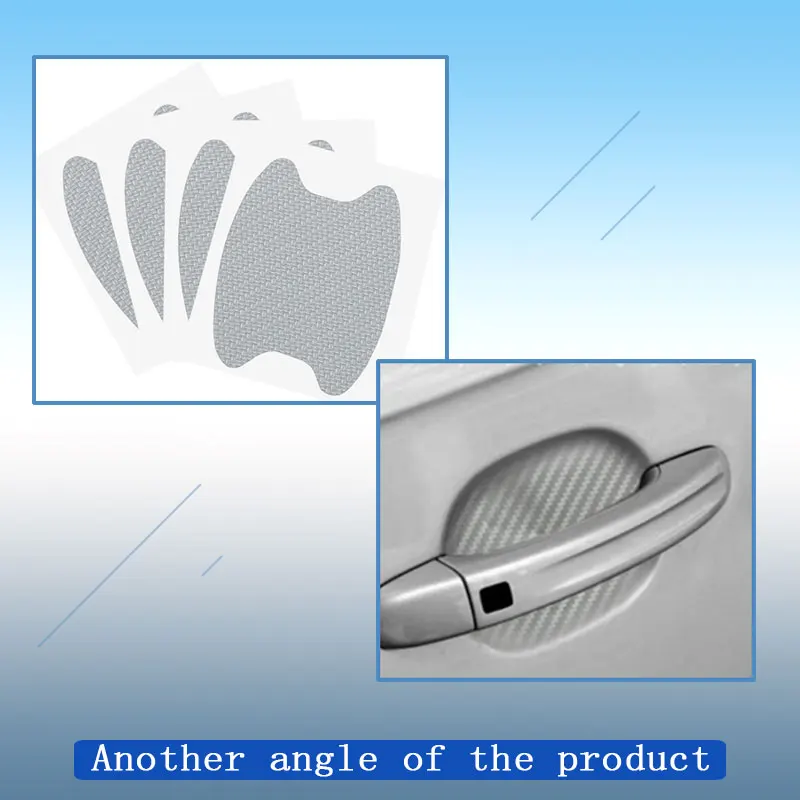 Наклейки OVERE из углеродного волокна на дверную ручку автомобиля 1 комплект защита