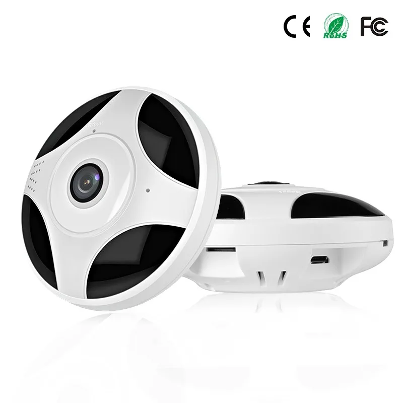3MP 3D VR CCTV WIFI IP камера 360 градусов Fisheye панорамная мини ночного видения беспроводная