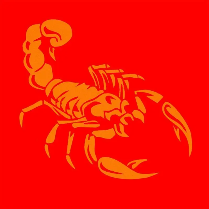 Автомобильные наклейки и милый Скорпион автомобильный Стайлинг забавные