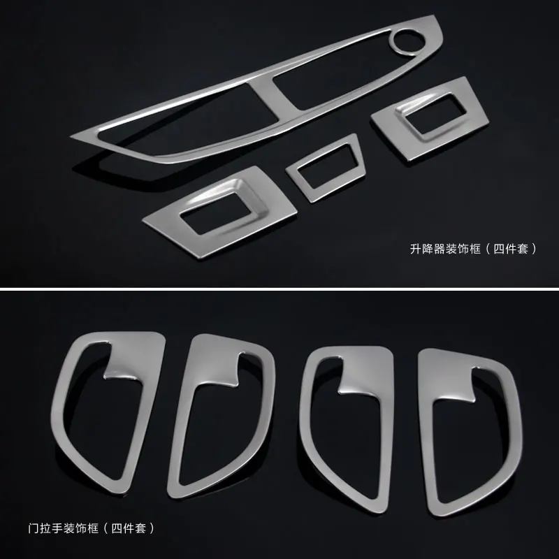 

Stainless Steel Interior Door Handle Decorated Frame For BMW 5 Series 520 525 Li Z2EA617