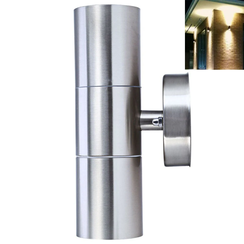 

Super Bright IP65 Stainless Steel 10w LED Outdoor Garden Up & Down Wall Light Lamp Yard Corridor Villas Parks Modern