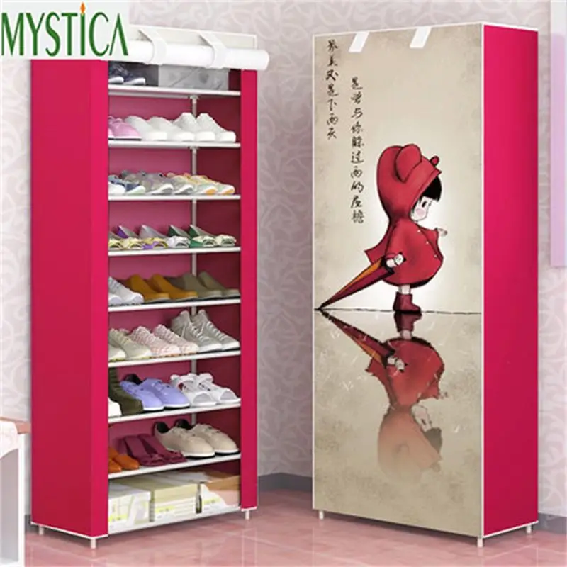 Новинка 2019 домашняя простая вместительная разнослойная полка для обуви с