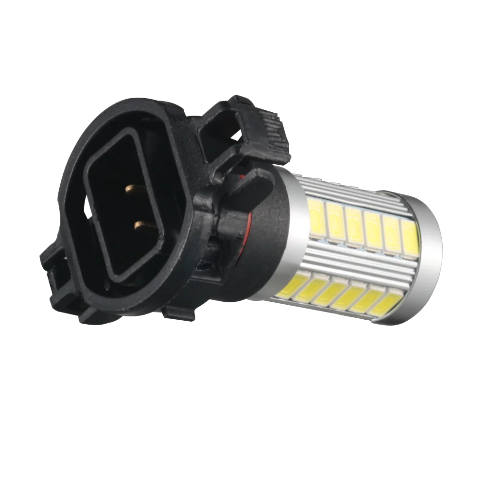 2 шт. 5202 H16 PSX24W 6000K белый 3000K 5630 33SMD светодиодный лампы для автомобилей авто светодиодный туман светильник или вождения, бега, светильник s Светодиодные лампы 12V