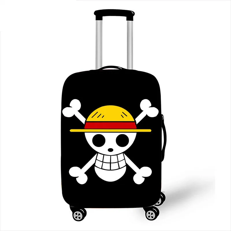 021 18-32 дюймов Аниме one piece Luffy дорожные аксессуары чехол для багажа для девочек мальчиков чемодан защитный чехол эластичная сумка на колесиках - Цвет: 021