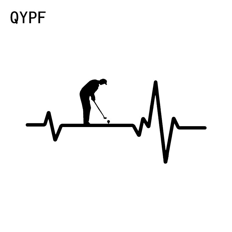 QYPF 17 1*8 см таинственный электрокардиограмма декор для гольфа спортивный