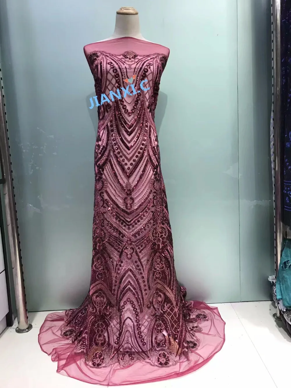 David 112824 Высококачественная африканская французская кружевная ткань уникальная