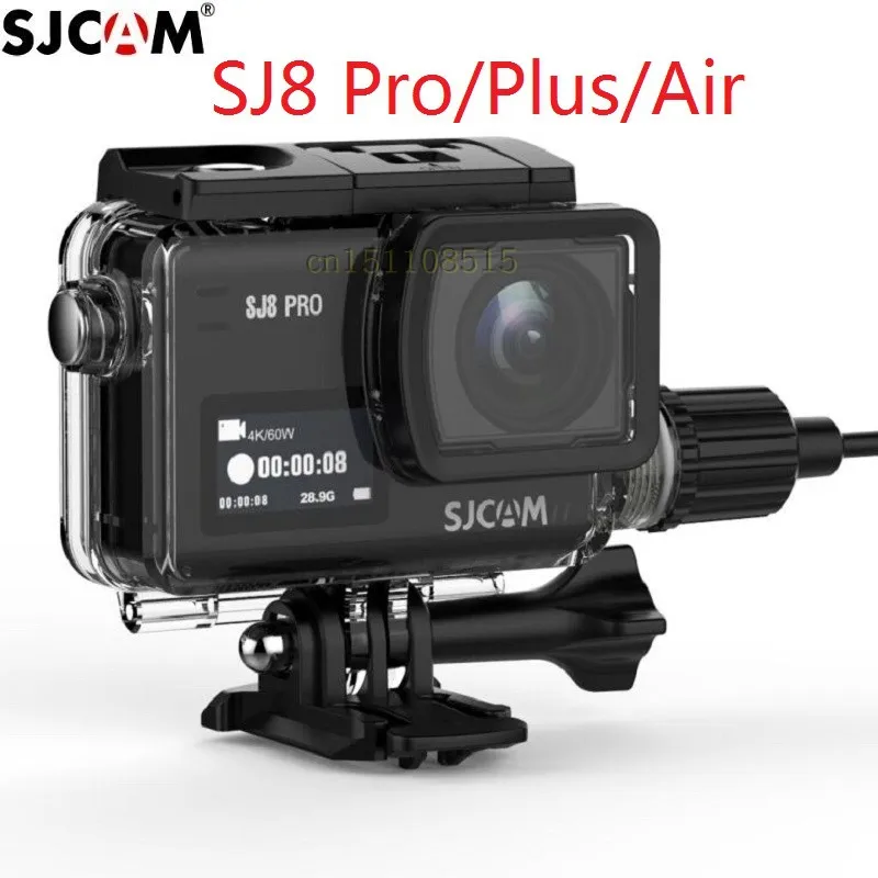 Capa para Motocicleta Câmera de Ação à Prova D'água com Carregamento Estojo do Carregador Sjcam Original Plus Sj8 ar -