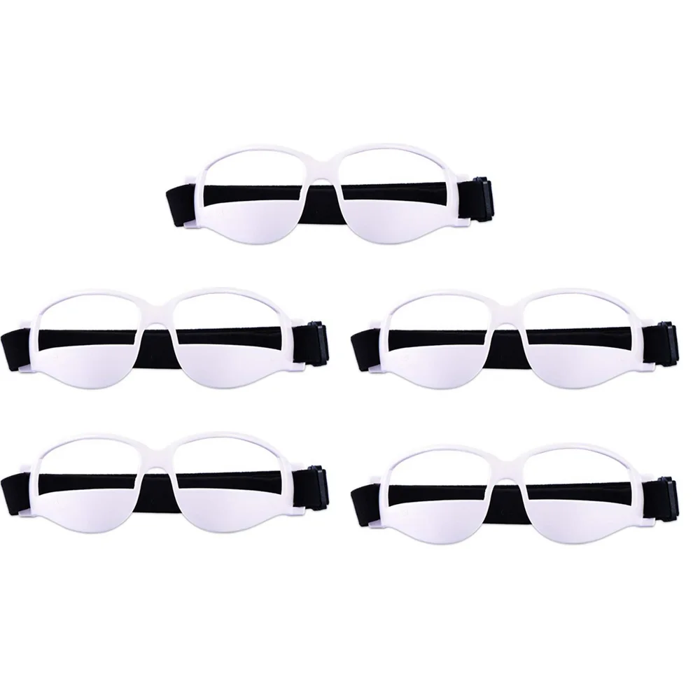 white 5 pcs 10 шт. баскетбольные спортивные тренировочные очки для дриблинга Dribbling Specs очки оправа для спортивных очков Профессиональная баскетбольная тренировка - Цвет: white 5 pcs