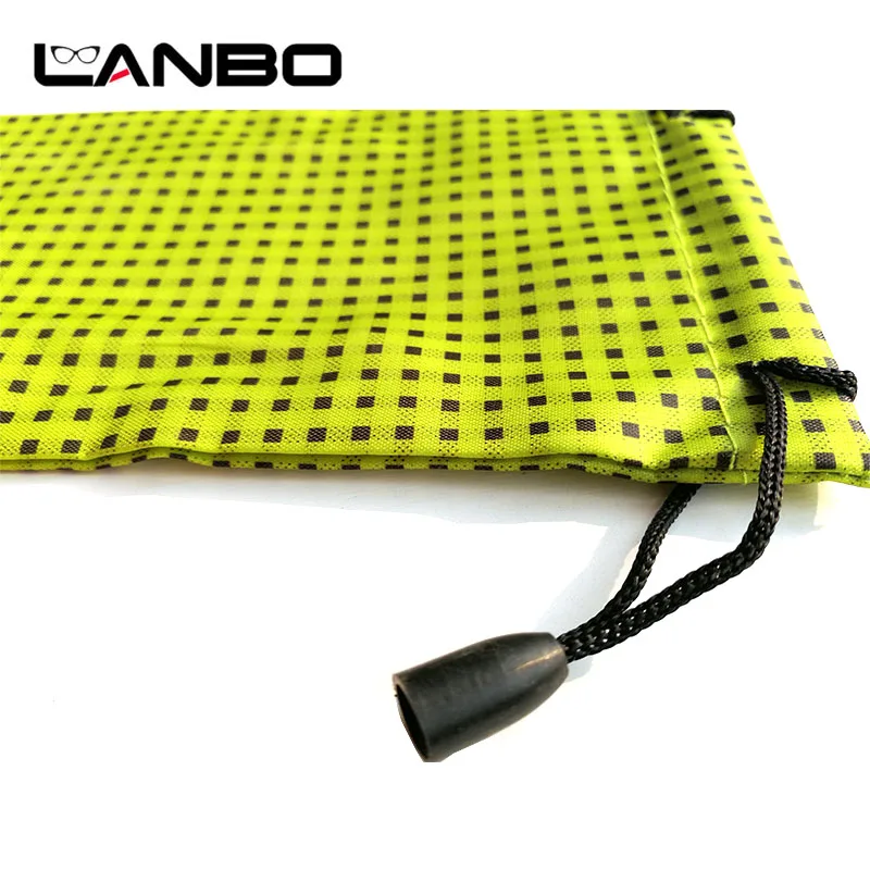 LANBO 100 шт./лот Чехол для очков мягкая Водонепроницаемая клетчатая ткань оптовая