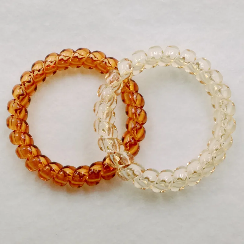 Women's Headwear Fashion Elastic Hair Bands Coffee Color Ring Drak Brown Gum | Headband