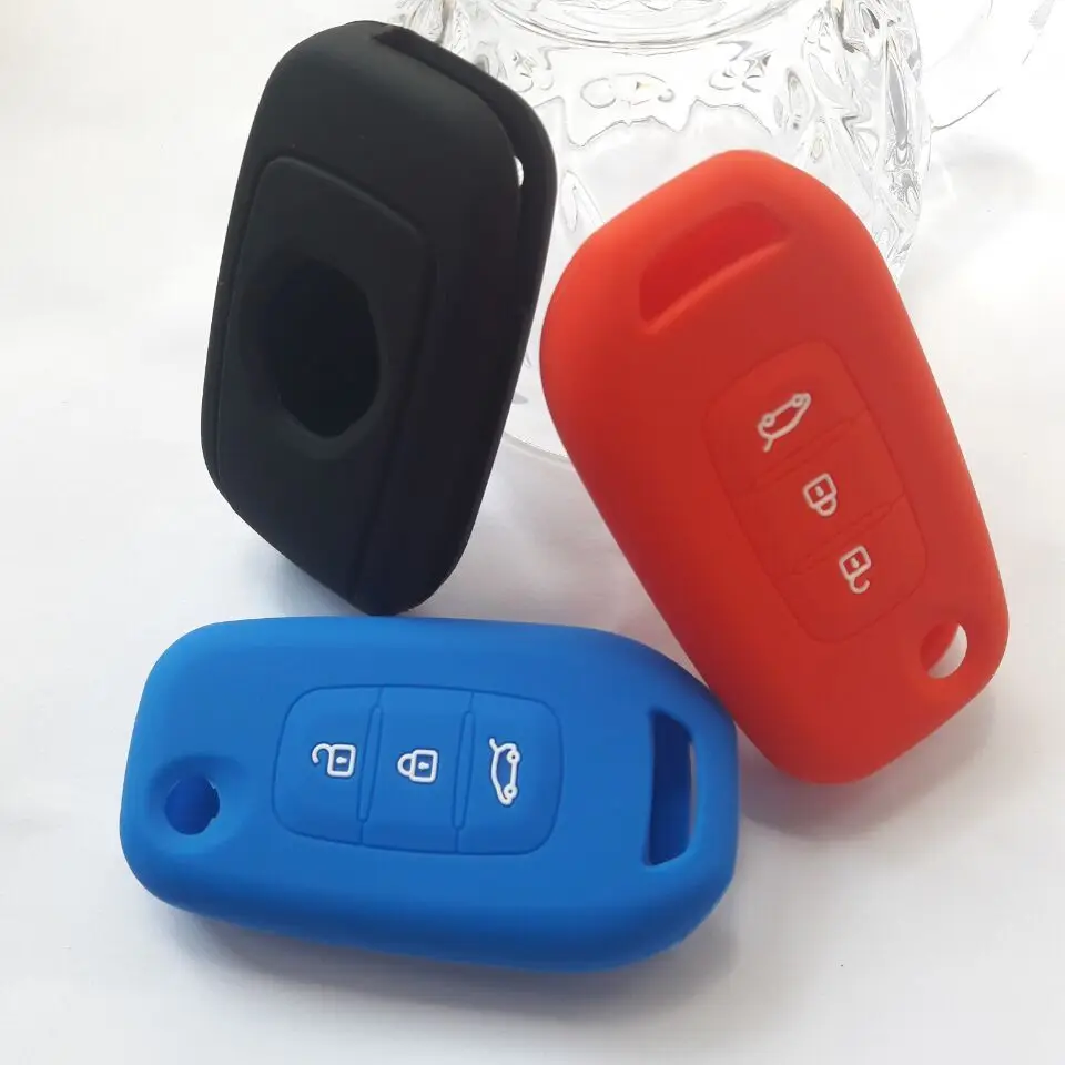 Автомобильный пульт дистанционного управления силиконовый чехол для ключей Renault