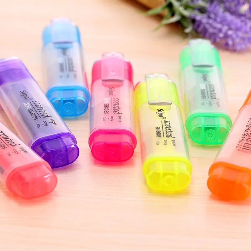 7 видов цветов/лот креативные флуоресцентные разноцветные конфеты ручкой