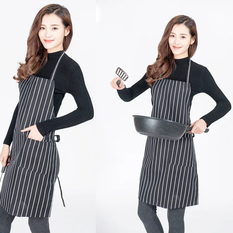 

Korean Waist Bib Matte Cloth Women Waterproof Kitchen Apron Patterns Cooking Apron Cute Fashion Chef Apron for Men or Women