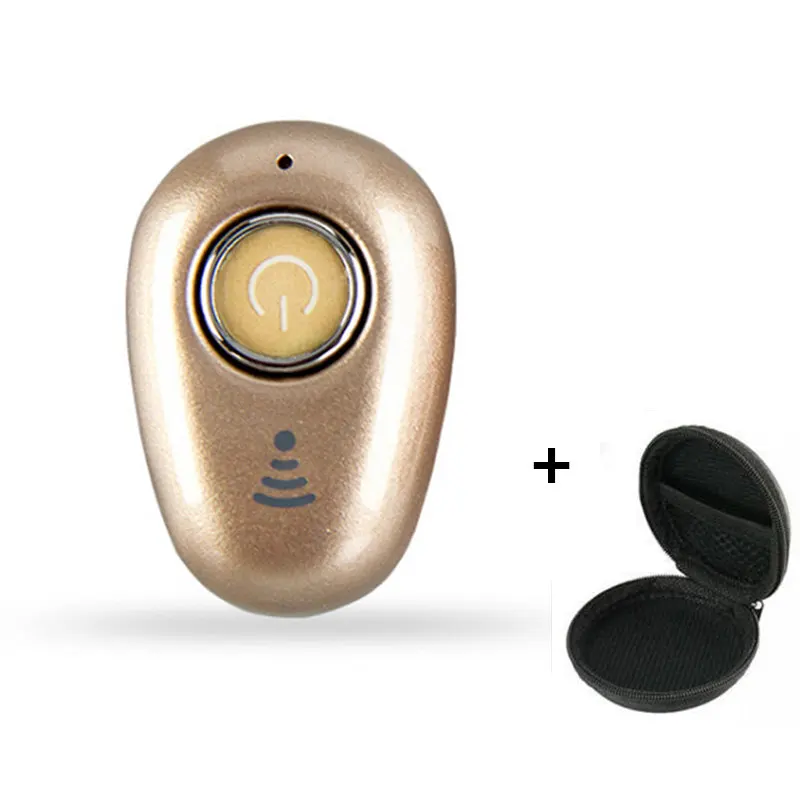 gold with bag Беспроводные наушники Bluetooth с микрофоном S650, спортивные наушники, Мини Bluetooth наушники, гарнитура с громкой связью для samsung, huawei, Xiaomi - Цвет: gold with bag