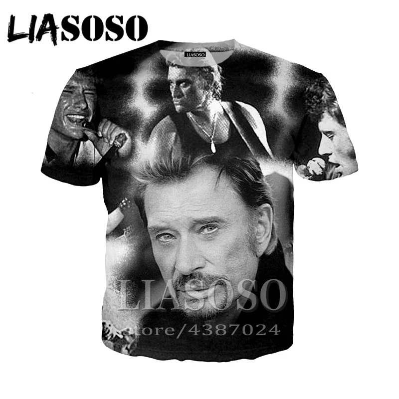 LIASOSO футболка 3D принт для мужчин женщин уличная одежда с мотивами из аниме Harajuku