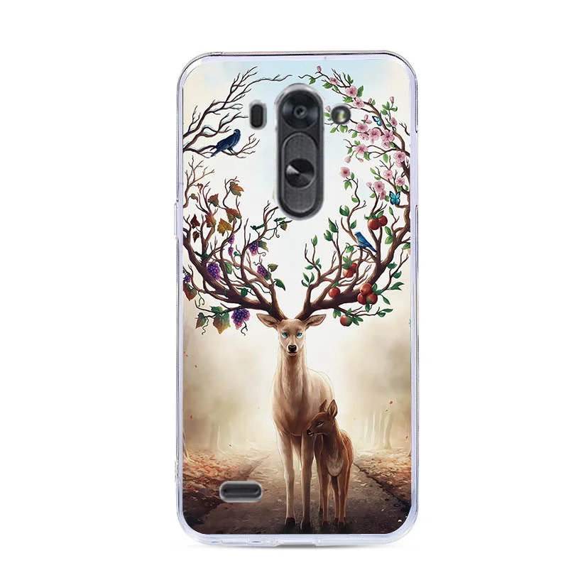 Мягкий чехол для LG G3 mini Beat G3S D722 D725 D728 D724 силиконовый Мультяшные чехлы телефонов с