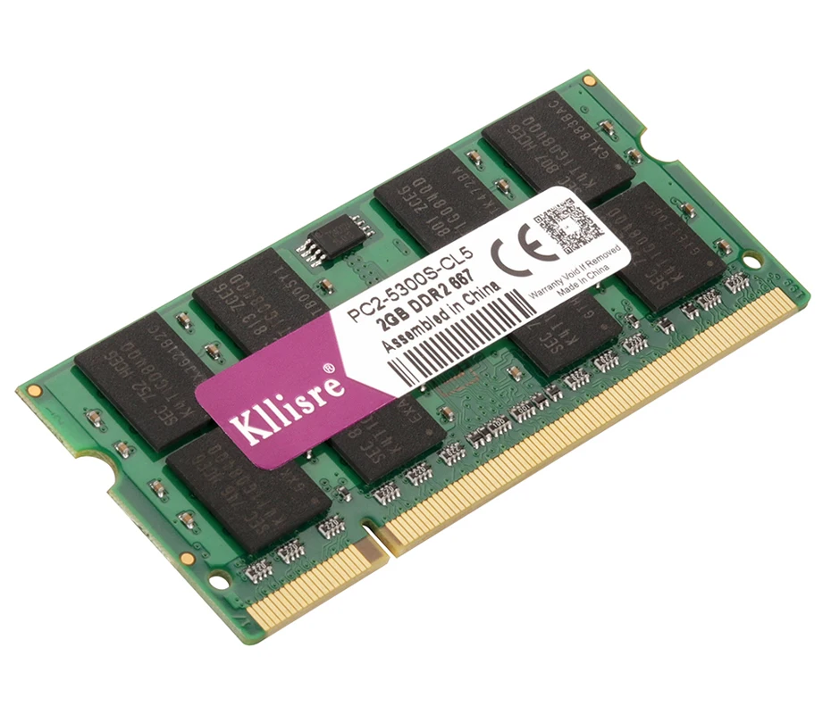 Kllisre 2GB DDR2 PC2 800MHz 667MHz 533MHz 200pin ноутбук память SO-DIMM ноутбук ram